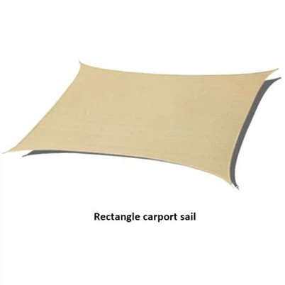 Rektangel Carport Seil