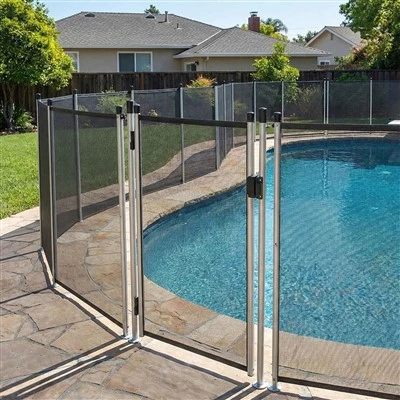Bærbart PVC Mesh bassenggjerdesystem